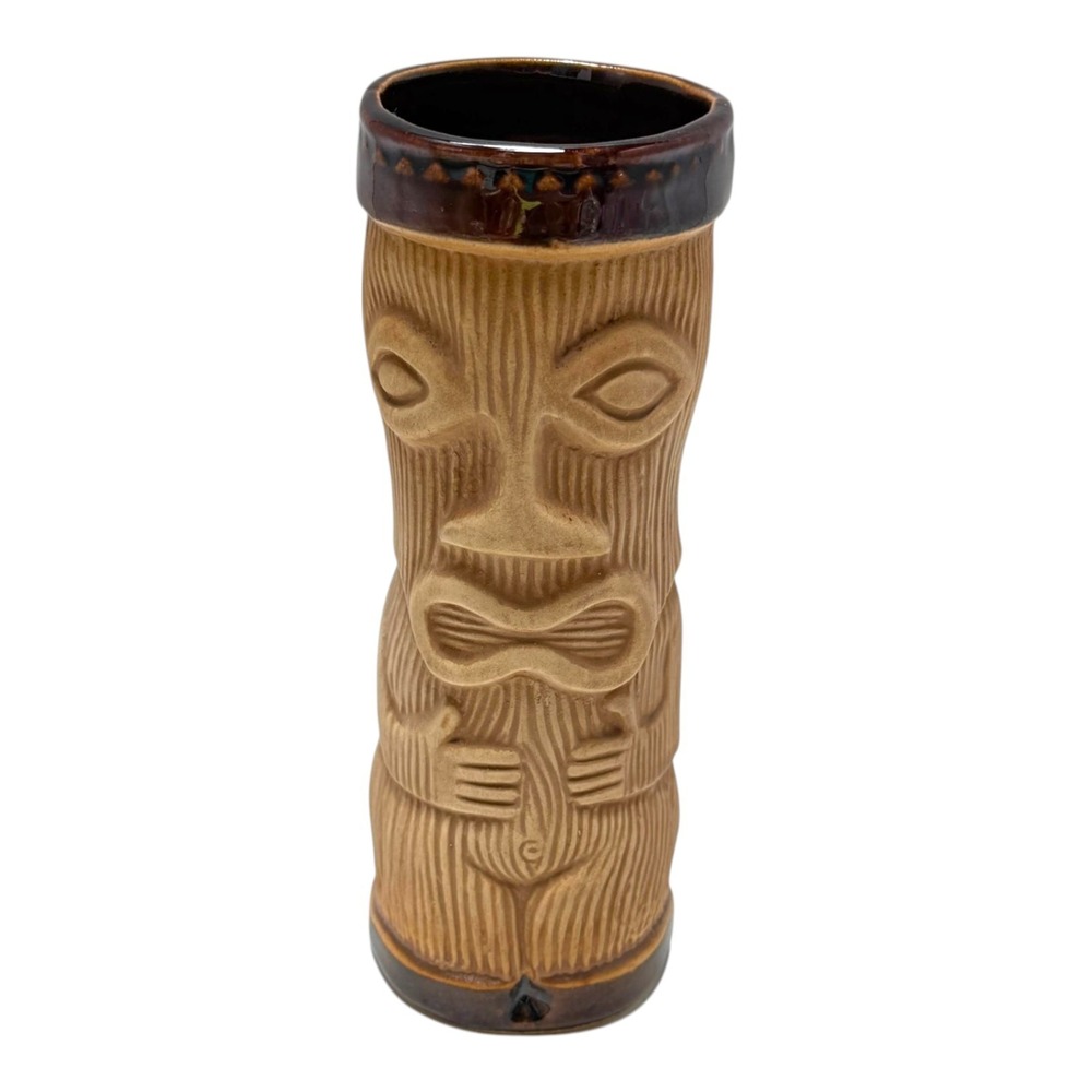 Paul Marshall‎ Products Tiki Mug Brown 1960s Peanut Shape Japan